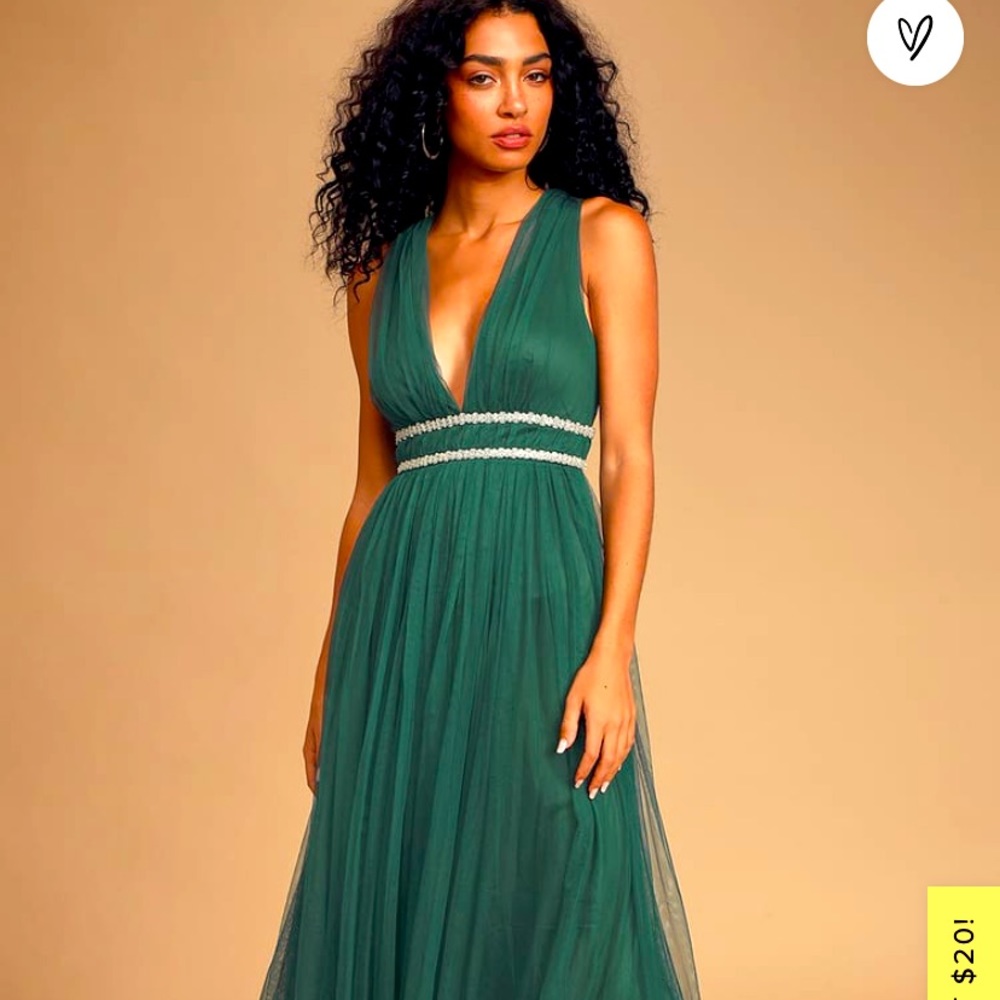 Emerald Tulle Dress